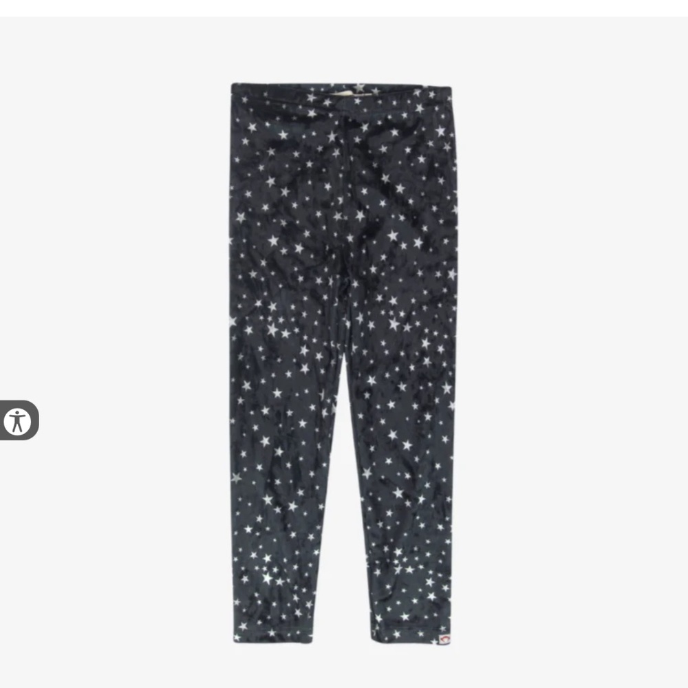 Appaman Silver Stars Velour Leggings